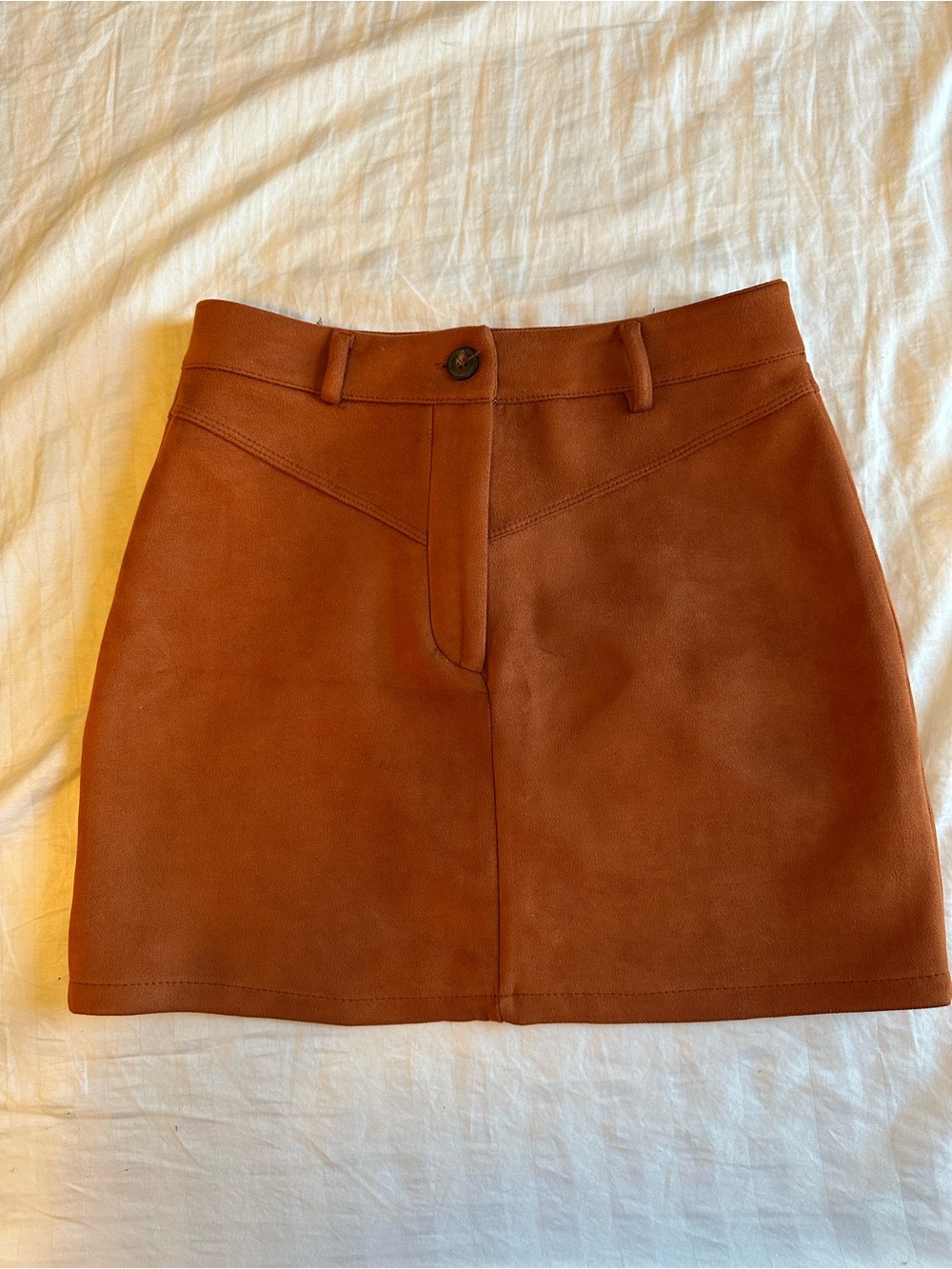 Pull&Bear Suede Mini Skirt
